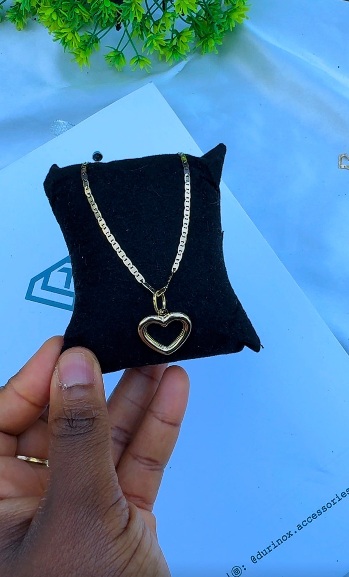 18K Solid Gold Blade Chain | 18”-3.8g | 20”-4.2g