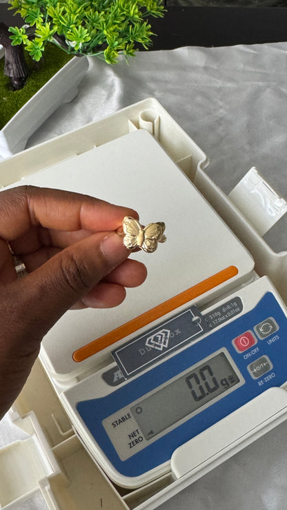 18K Solid Gold Chunky Fashion Rings For Women- Lightweight 1g or Less (Extra Extra)