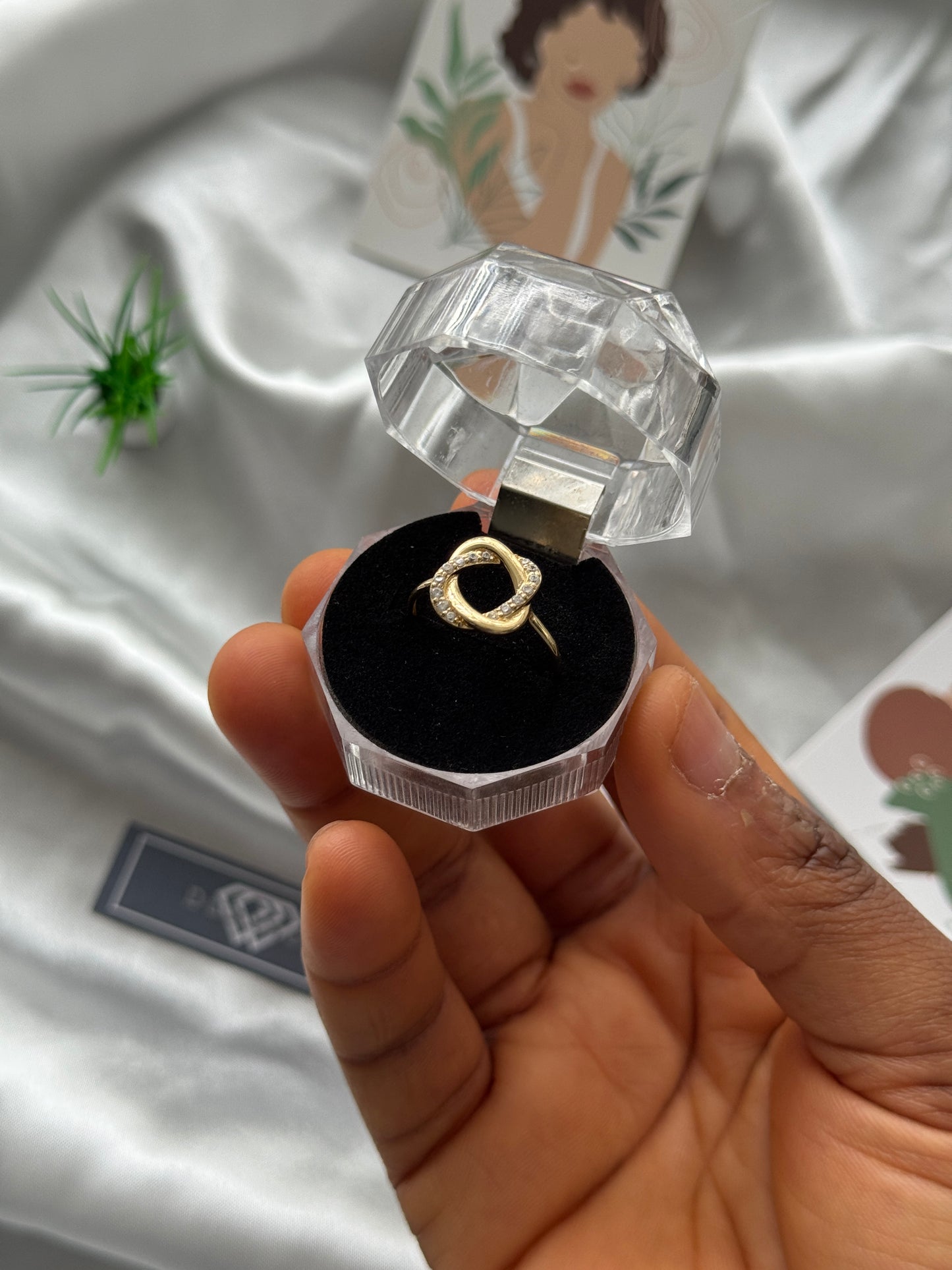 Degaq 18Karat Real Gold Ring