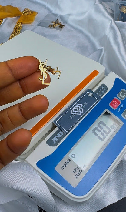 Diigag 18ct Real Gold Clip Earrings (18K Extra)