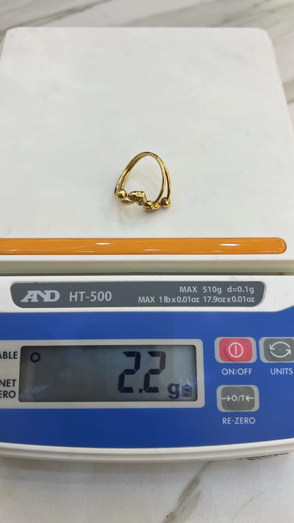 Defap 18 Karat Pure Gold Rings