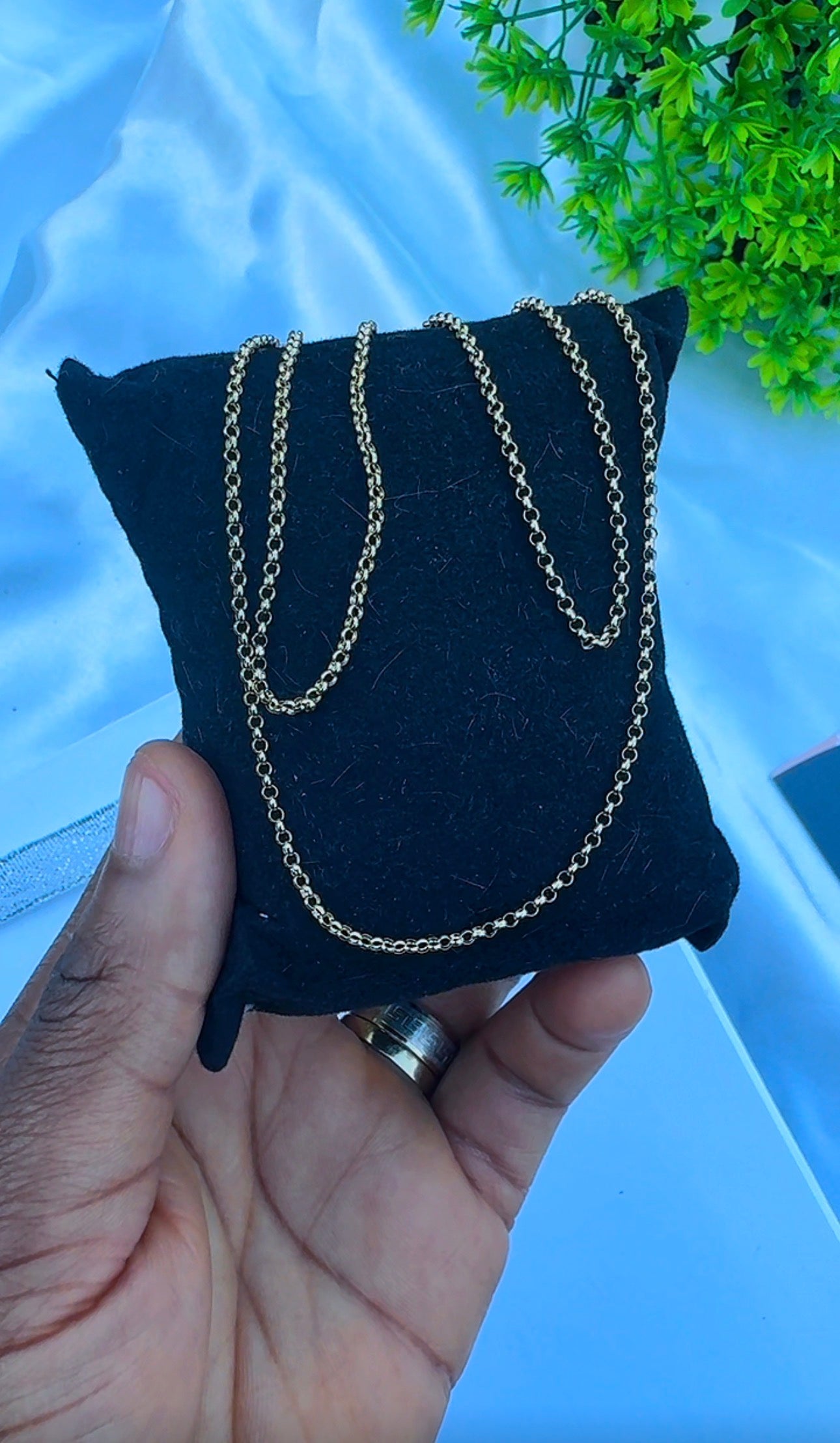18ct Gold Rolo Chain 18 & 20 Inches