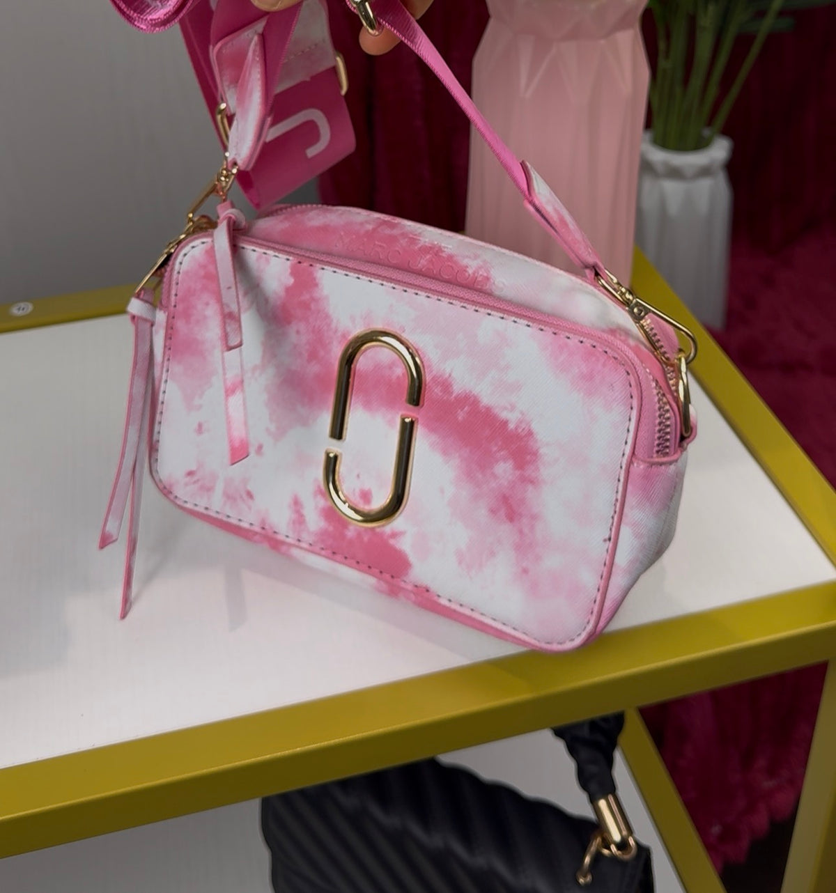Pink White Patched Shoulder Bag | LARYZ Everyday - 020 | Small