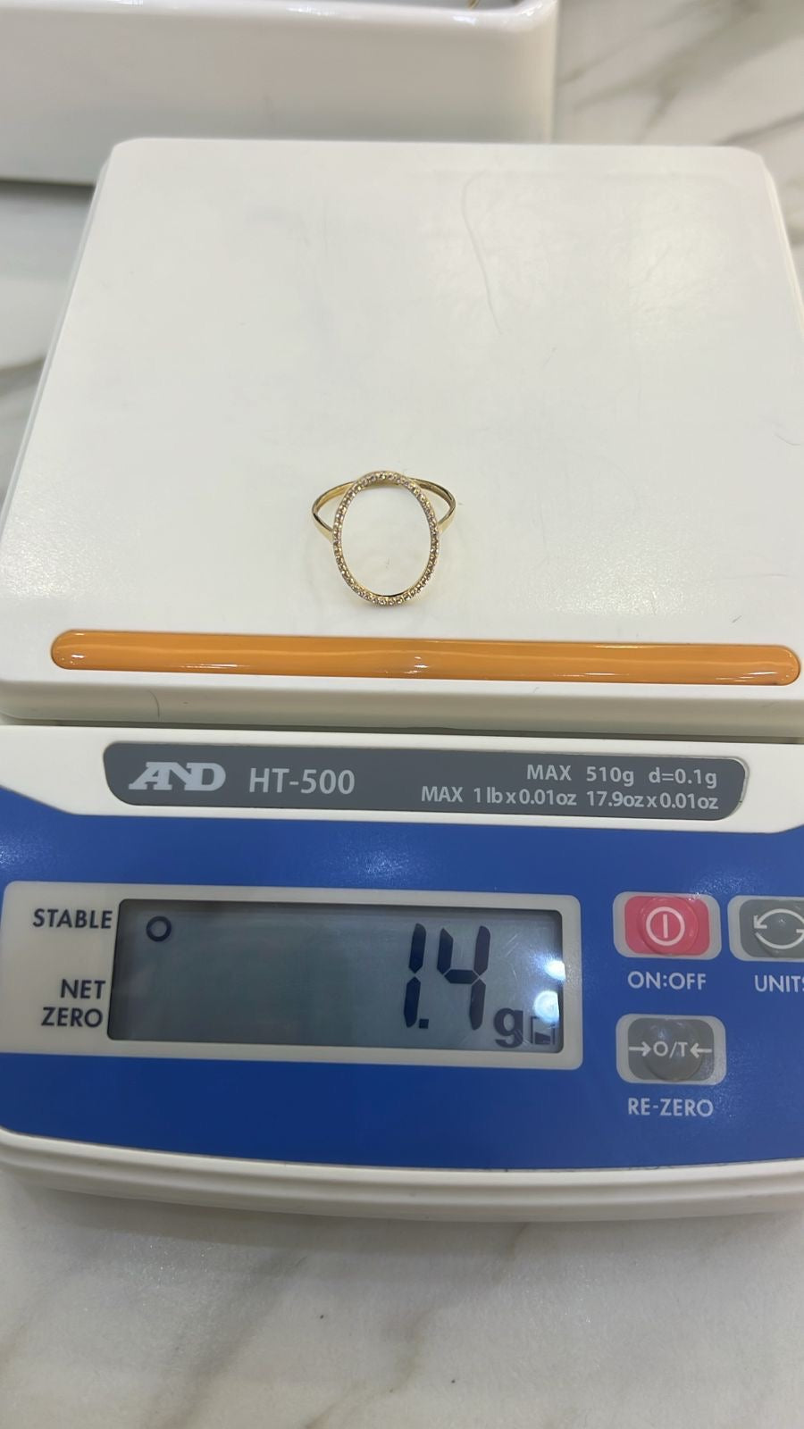 Deggam 18ct Solid Gold Women Fashion Rings