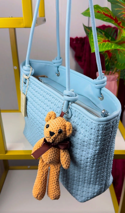 Blue Woven Shoulder Bag {BIG} | LARYZ Everyday 003 | Big