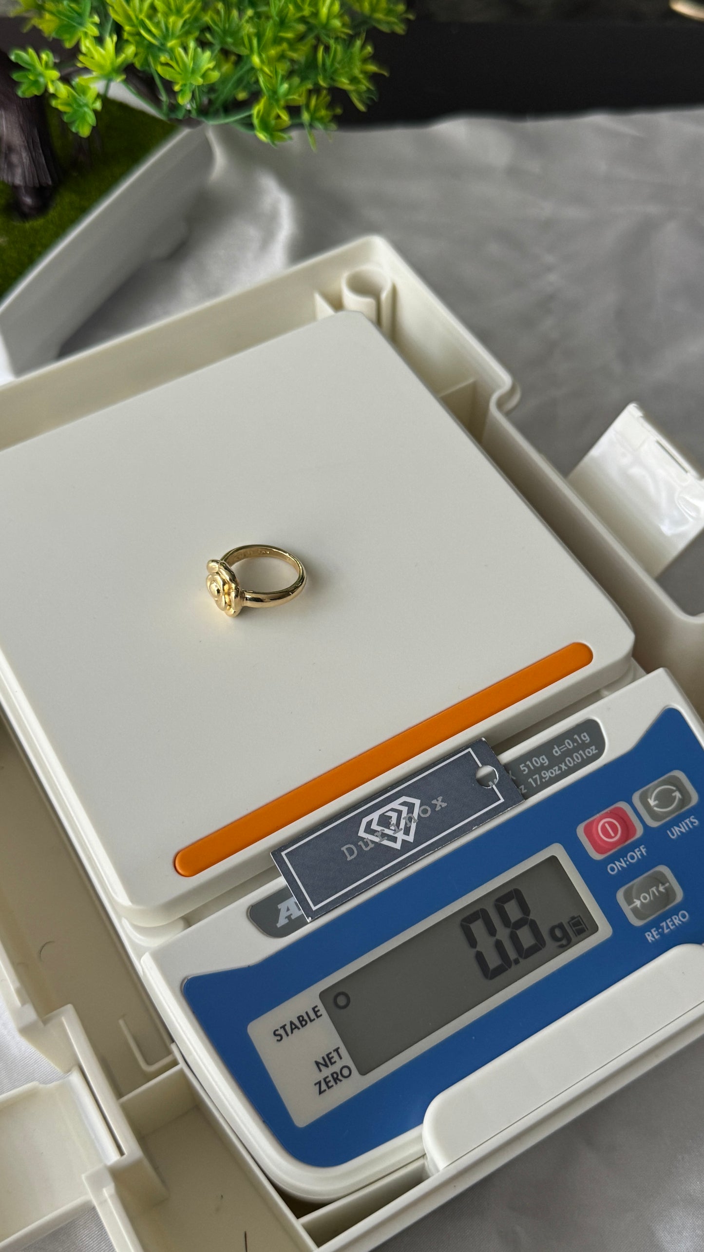 18K Solid Gold Chunky Fashion Rings For Women- Lightweight 1g or Less (Extra Extra)