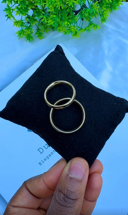 18 Karat Solid Gold Classic Unisex Band | Shiny | 1.5mm & 3mm | 2.3-3.2g | US Sizes 8-11