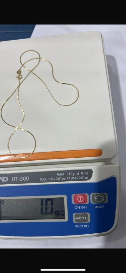 Degaatt 18ct Pure Gold Chain 18inches