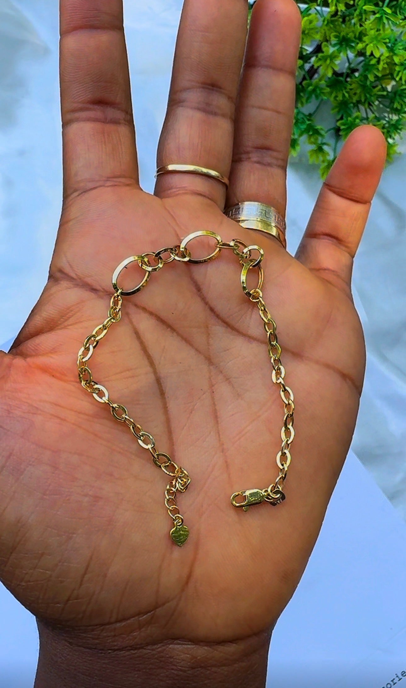 18K Solid Gold Link Bracelet 2.2g | 7.5 Inches