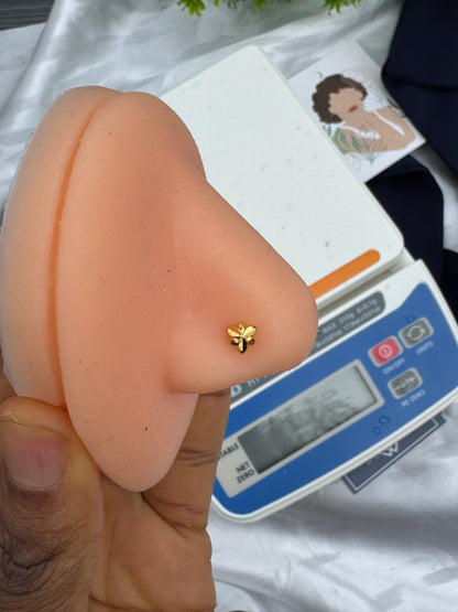 Dugad 22ct | 22 Karat Real Gold Nose Stud Pin Ring