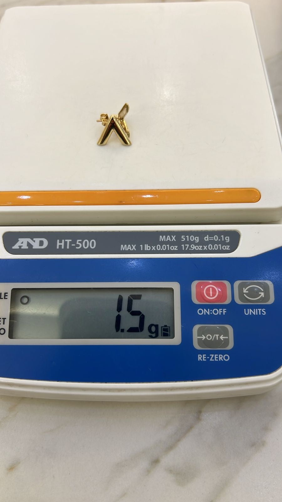 Diigac 18K Pure Gold Earrings & Necklace Set