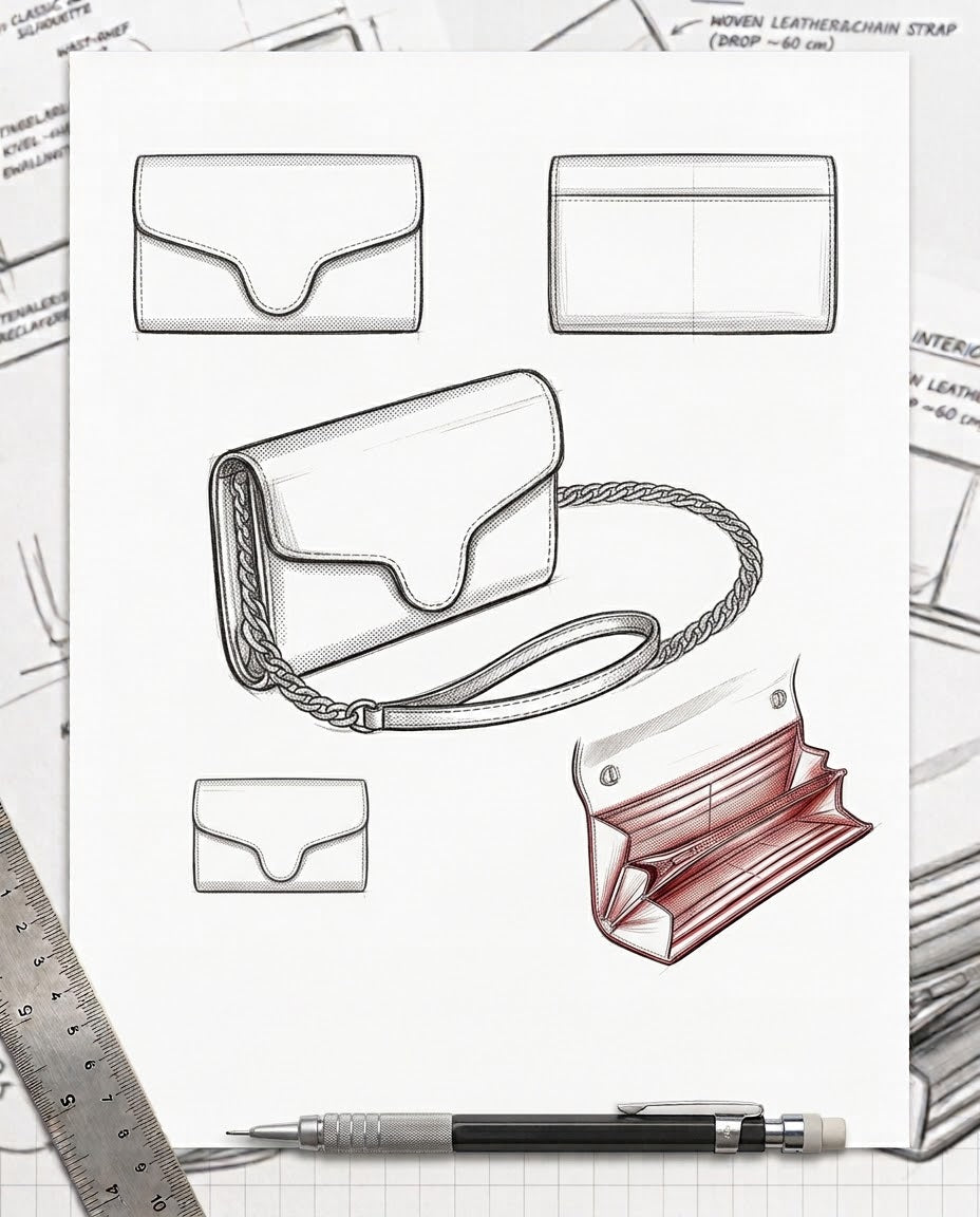 The Convertible Caviar & Quilted Lambskin Leather Chain Wallet & Crossbody - LASi009
