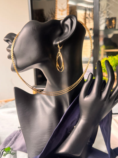 Order Deglac 18Karat Solid Gold Chord Chain Necklace