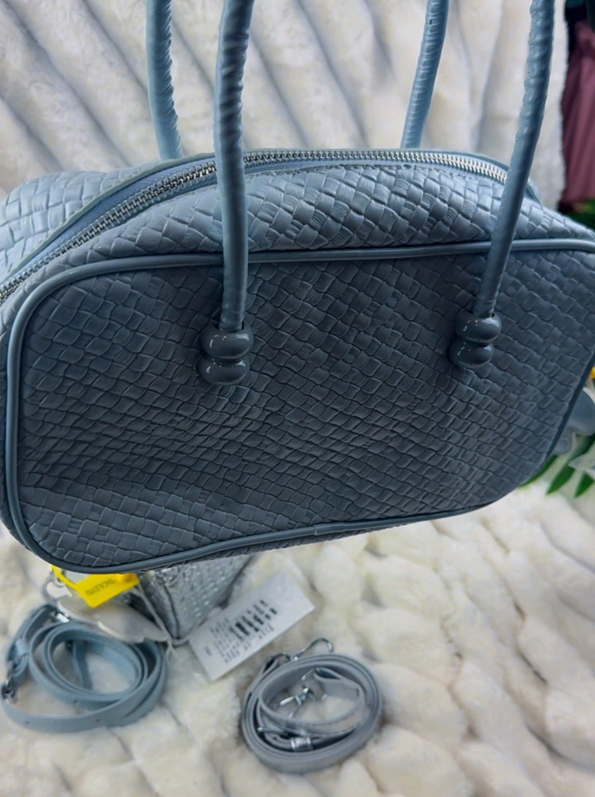 Blue Woven Barrel Women’s Bag | LARYZ Everyday - 037 | Medium-Big
