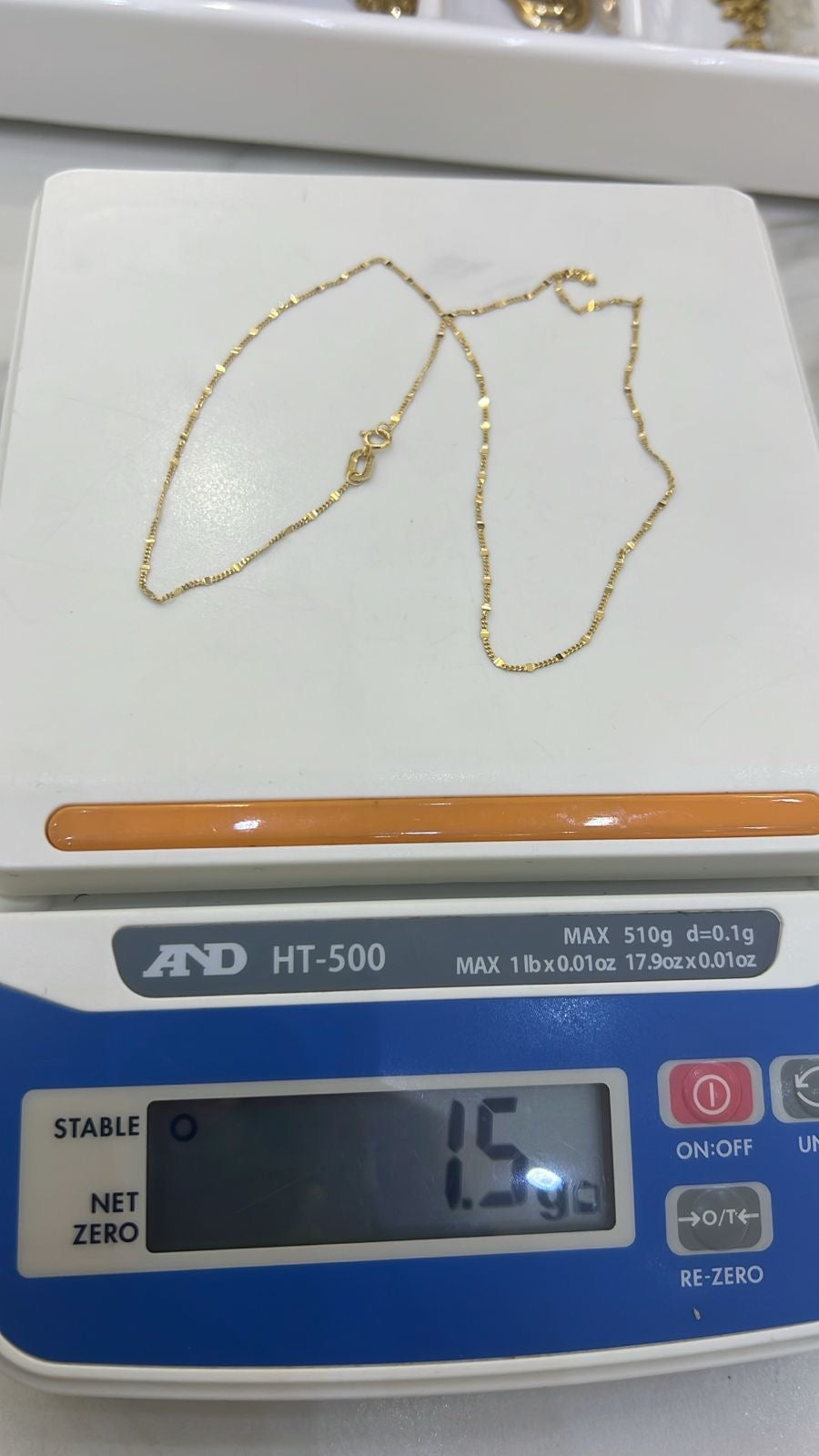 Degacc 18 karat Pure Italian gold Chain