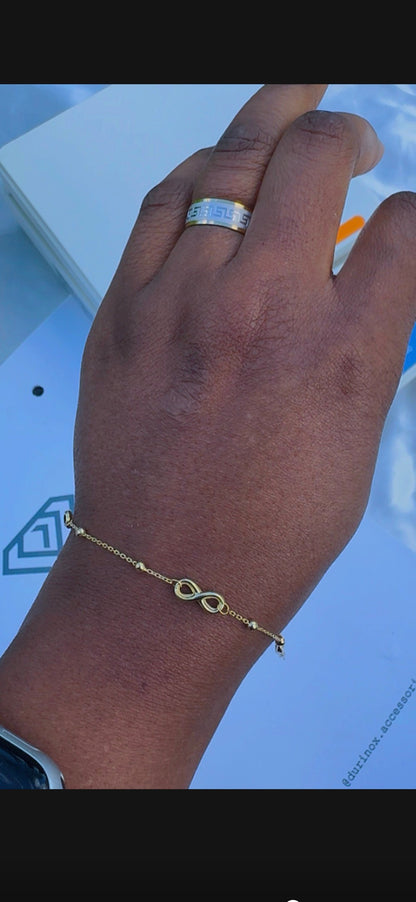 Dufagg 18K Solid Gold Bracelets 7.5 Inches