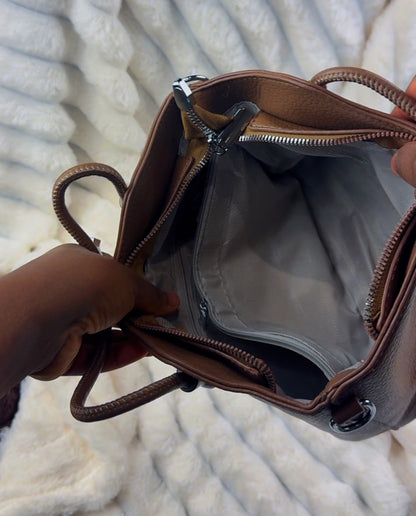 Brown Tote Women's Handbag | LARYZ Everyday - 017 | Small-Medium