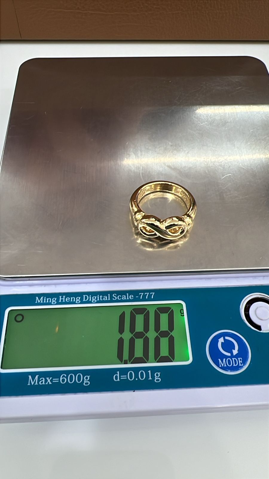 Defaq 18 Karat Pure Gold (Extra) Ring Size 9.5