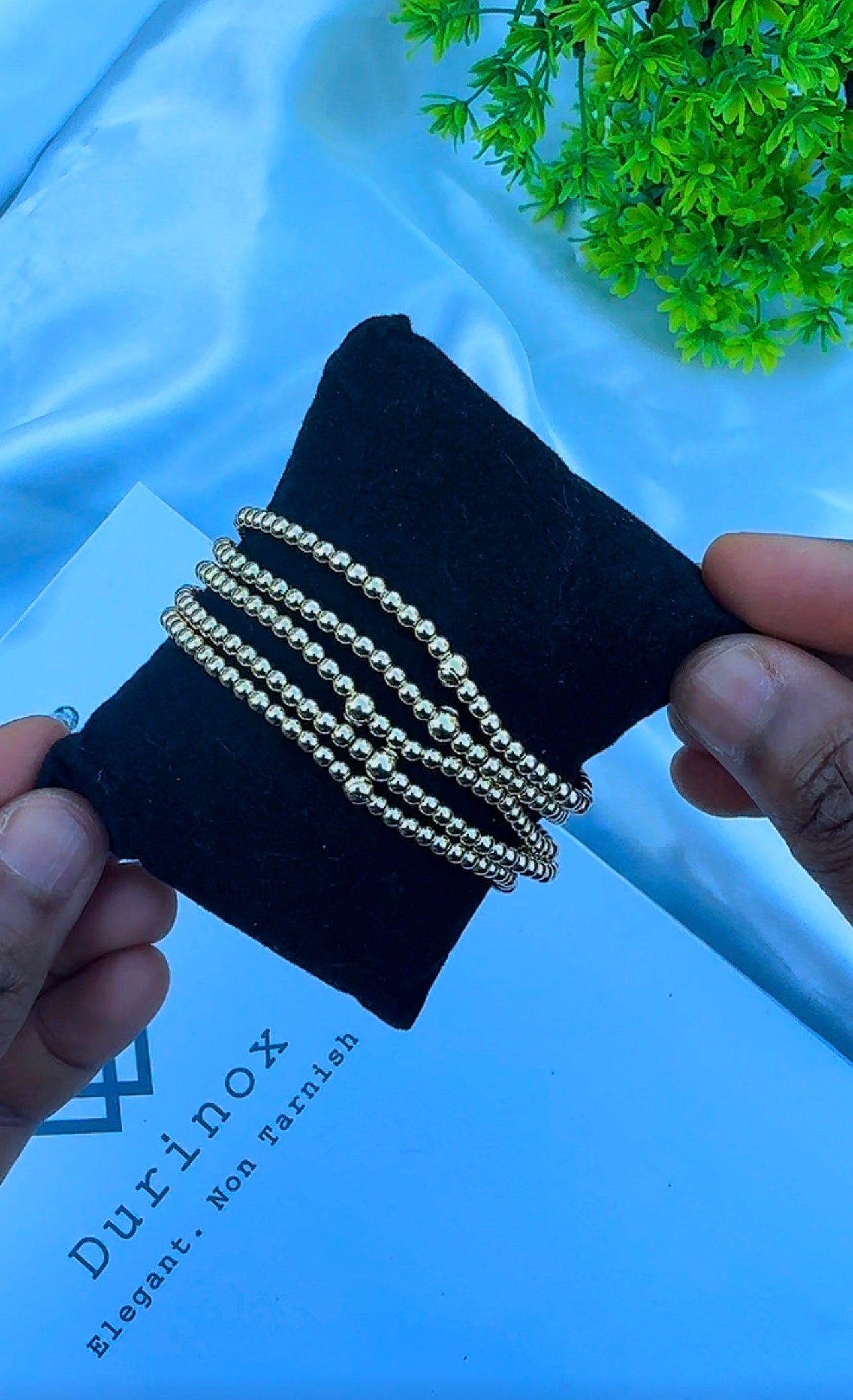 18K Solid Gold Stretchable Bangle (Shiny) | 1.9g | Small to Medium Wrists