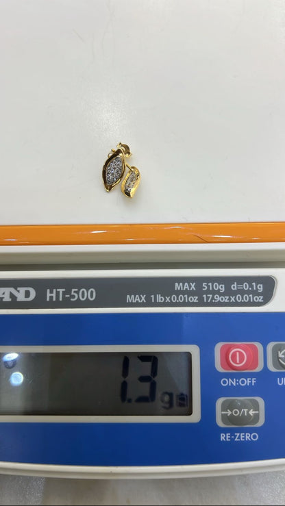 Degart 18Karat Gold Stud Earrings