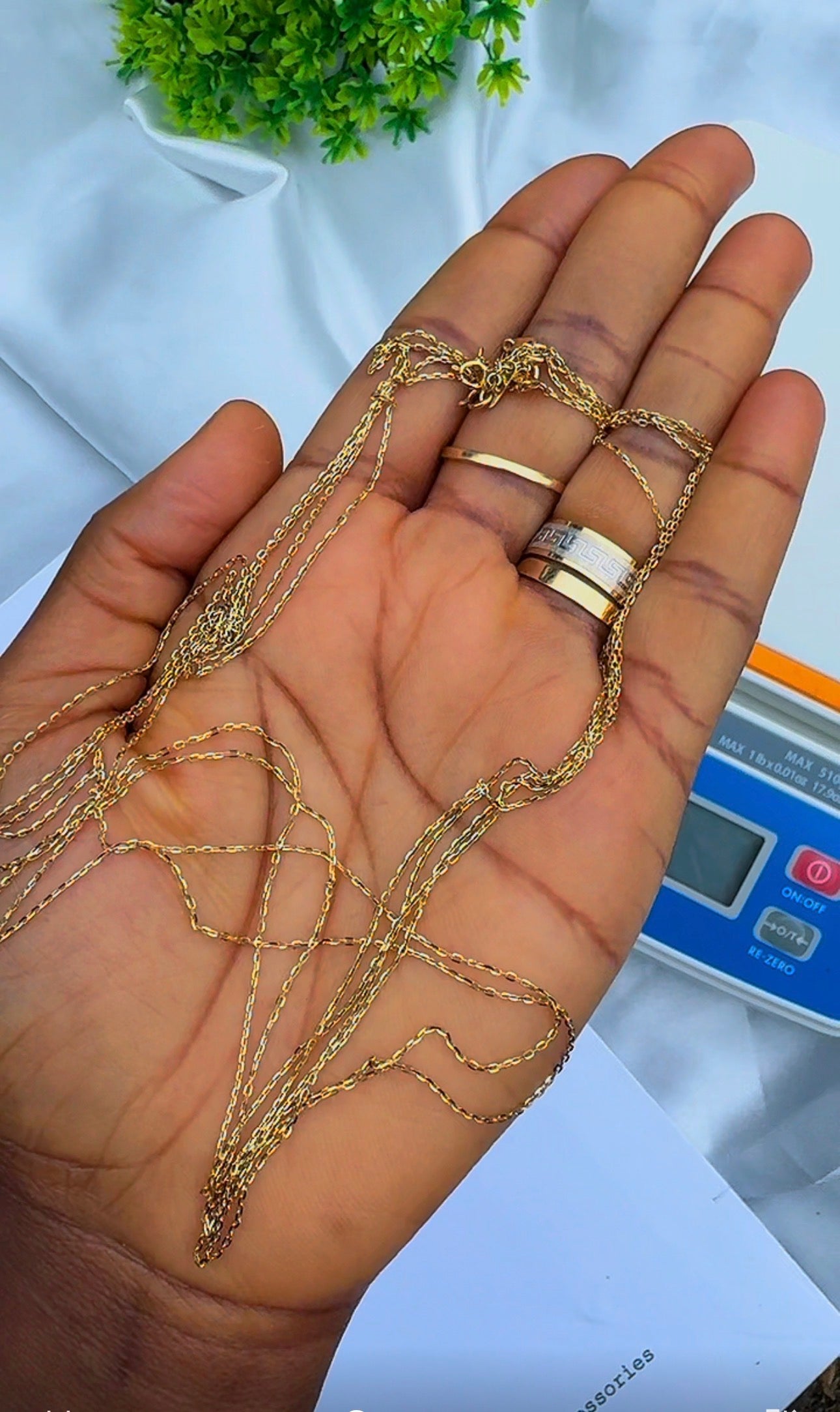 Dufag 18ct Solid Gold Chain 18&20 Inches