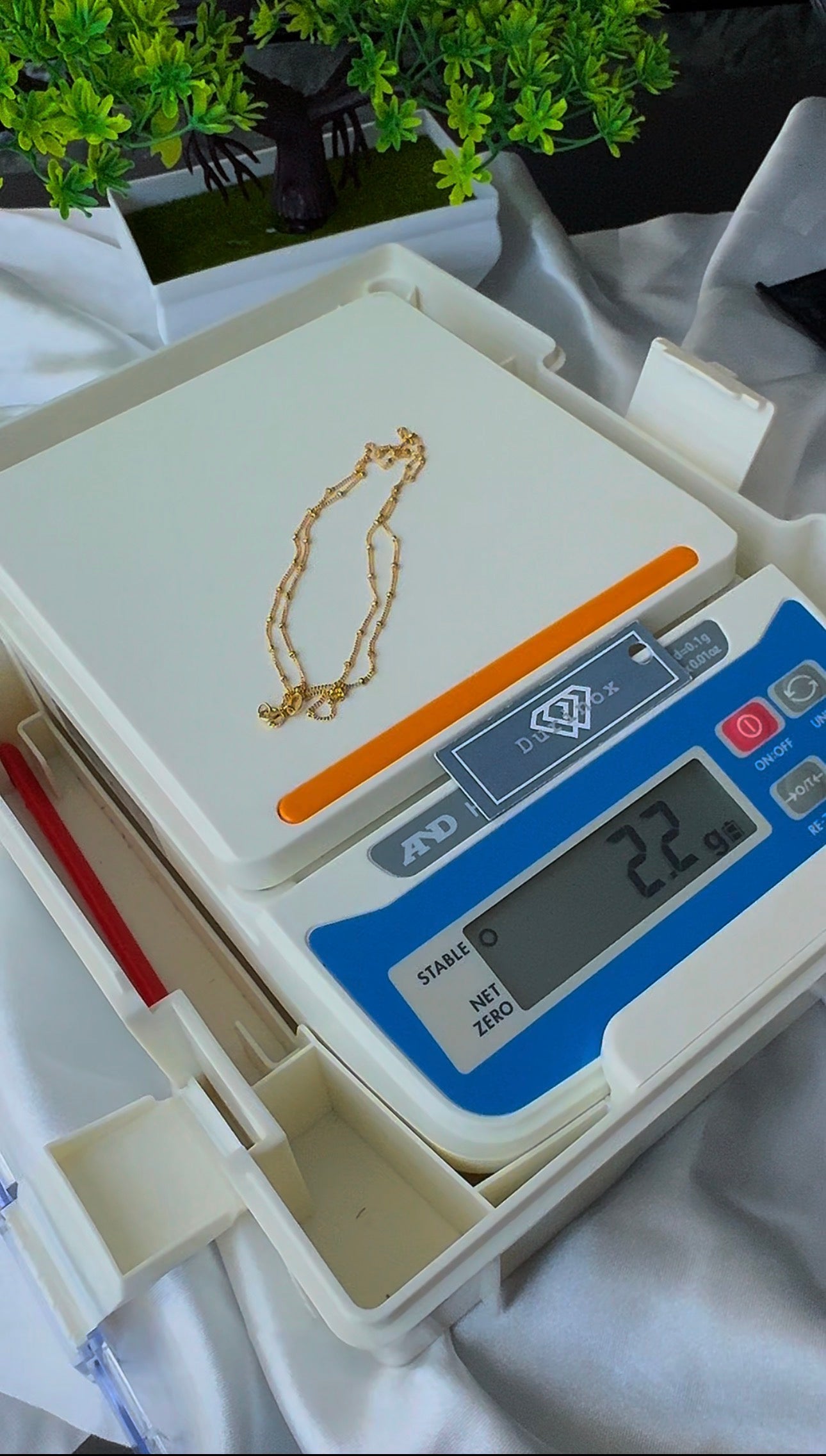 Degaats 18 Karat Gold Chain Necklace