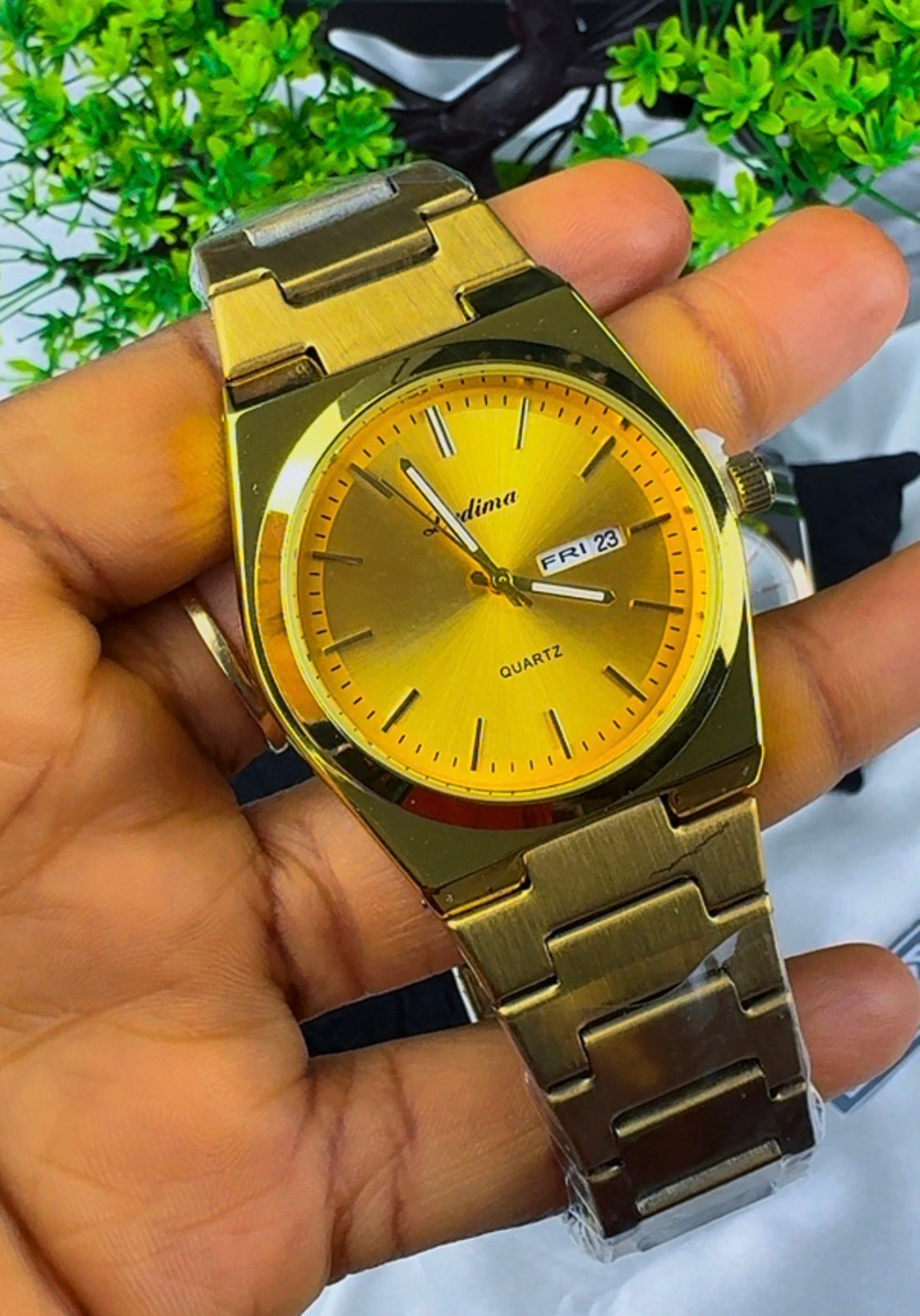 Didam Luxury Sport Men’s Quartz Watch Stainless Steel Bracelet Waterproof Luminous Date Feature 40mm Dial Diameter 18mm Fashion | Hypoallergenic | Non-Tarnish