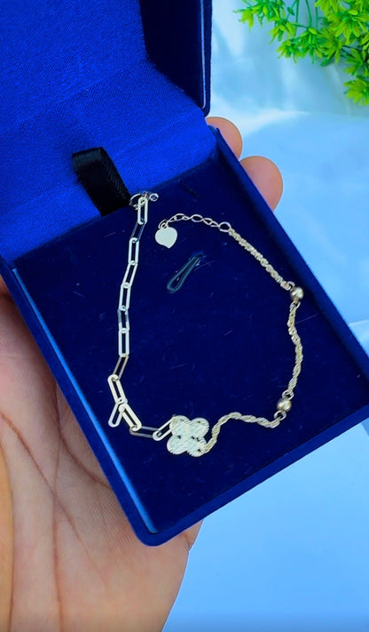 18K Solid Gold Dainty Lightweight Bracelet | Very Fragile (1g) (Extra)