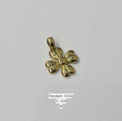 18ct Solid Gold Star Pendant- 0.6g