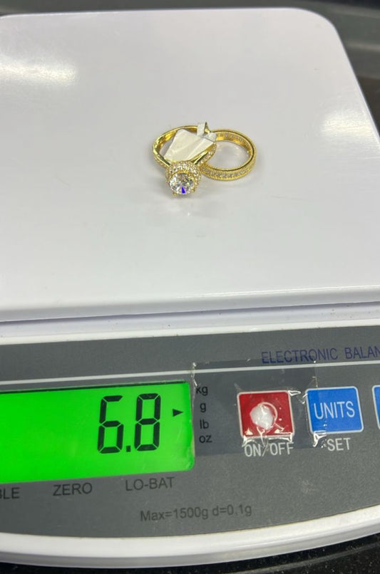 Degahh 18 Karat Gold Bridal & Engagement Ring Size 6