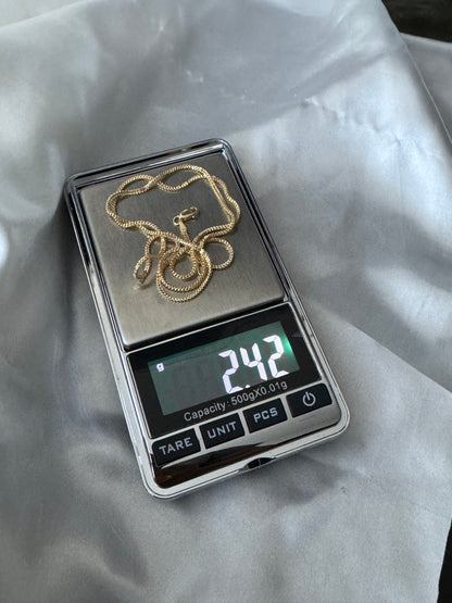 18ct Solid Gold Bestselling Franco Chain | 18 - 24 Inches