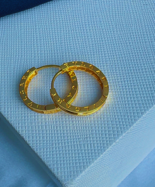 DegaJ 18 karat pure Gold Hoop Earrings