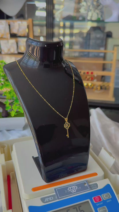 Degaats 18 Karat Gold Chain Necklace