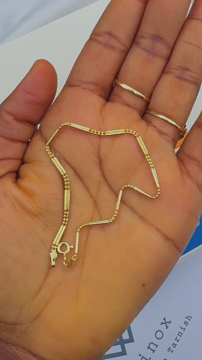 Degacc 18 karat Pure Italian gold bracelets 7.5inches