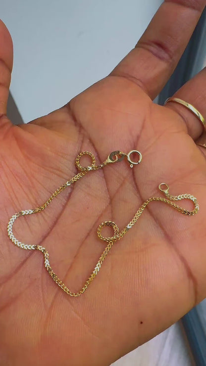 Dufagg 18K Pure Gold Bracelets