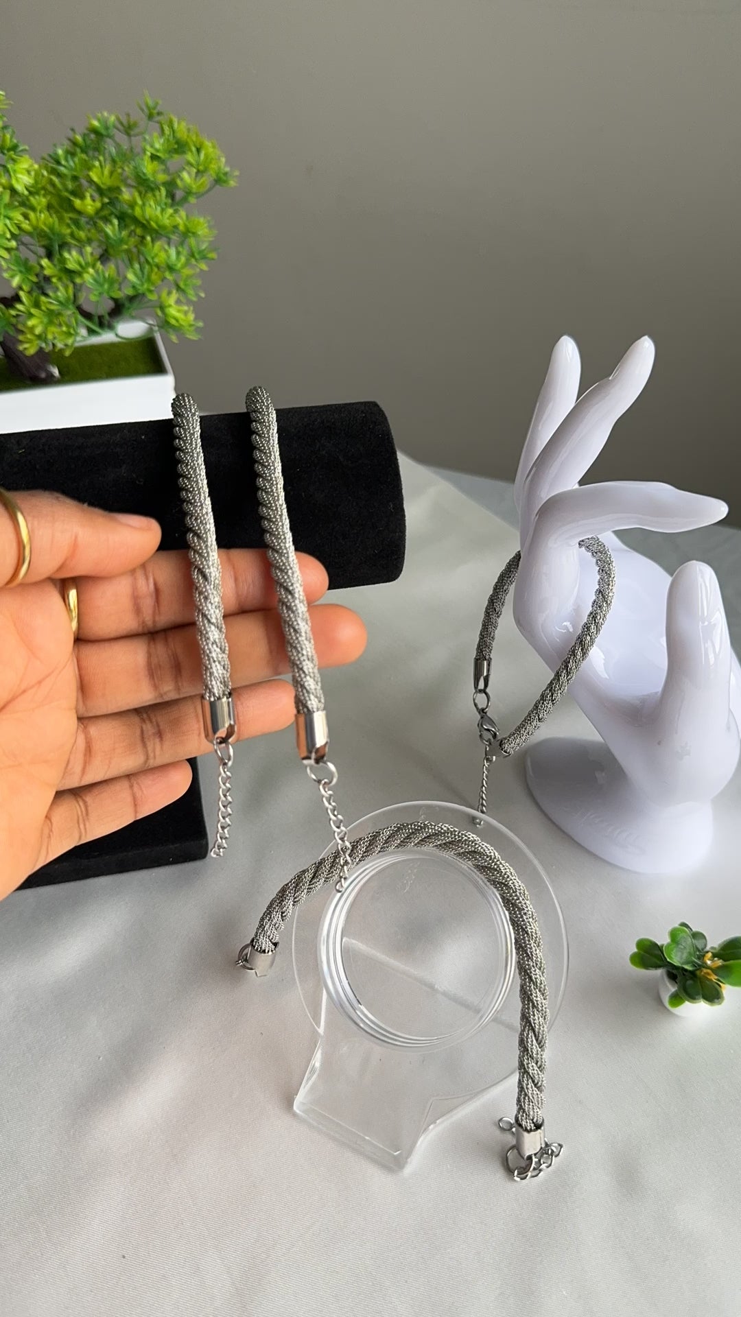 Non-tarnish stainless steel bracelets and jewellery store