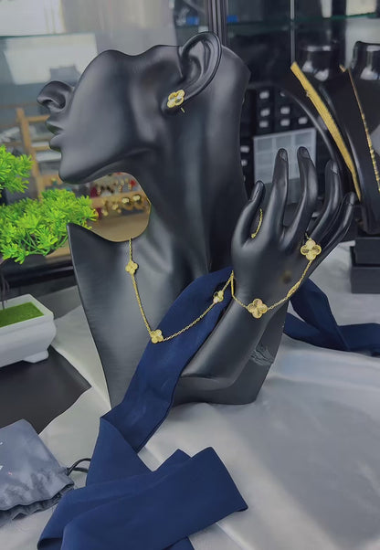 Diigaff 18K Solid Gold Instant Chain Necklace