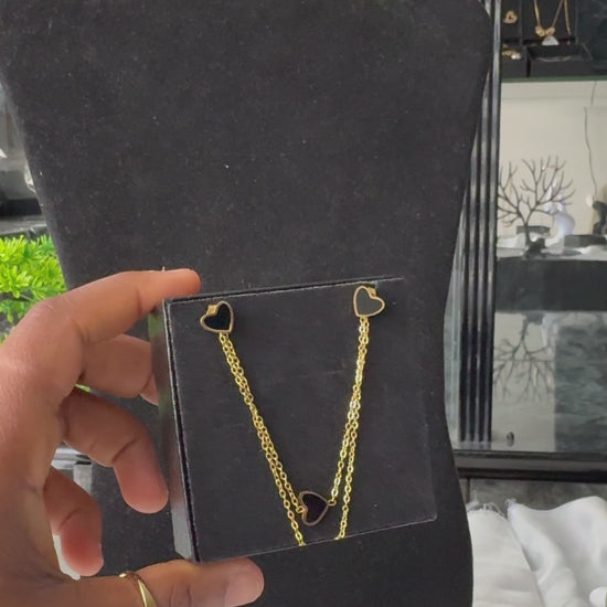 Video Demo | Buy DLix1 Super Double Electroplated Stainless Steel Non Tarnish Elegant Jewellery Set 17+2” Chain Length