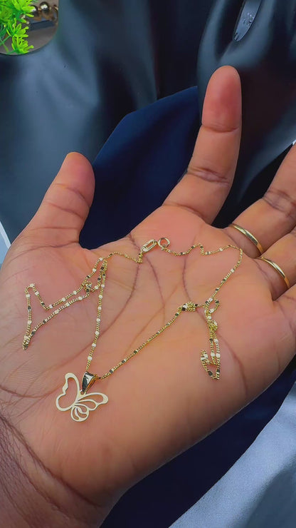 Degacc 18 karat Pure Italian gold Chain