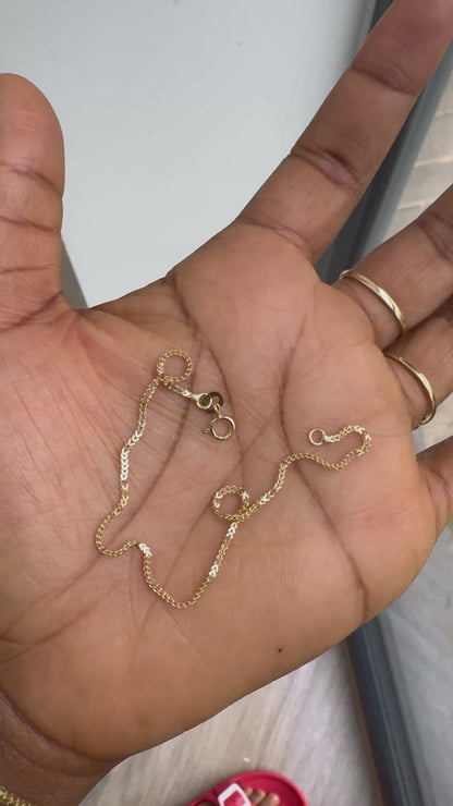 Dufagg 18K Pure Gold Bracelets