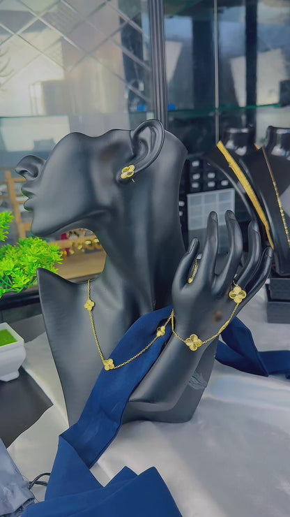 Diigaff 18K Solid Gold Instant Chain Necklace