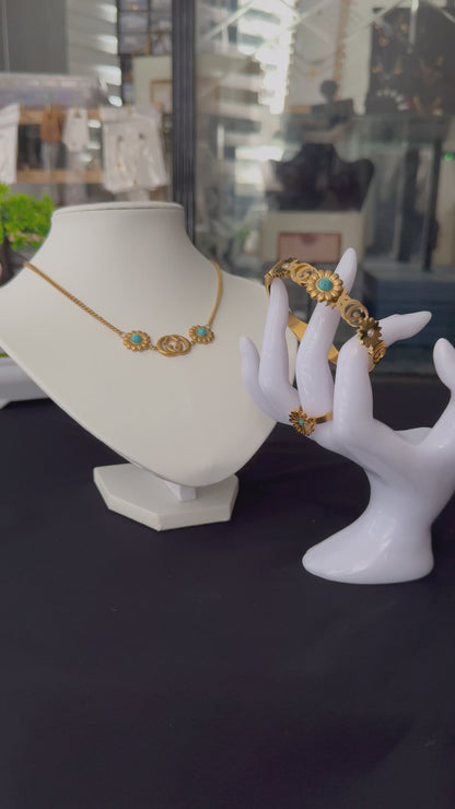 Digga Gold Plated Super Double Electroplated Stainless Steel Jewellery Set